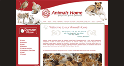 Desktop Screenshot of animalshome.org